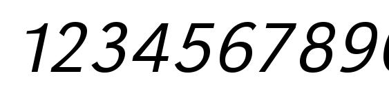 URWGroteskTLigWid Oblique Font, Number Fonts