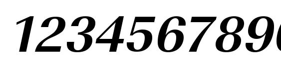 URWImperialT Bold Oblique Font, Number Fonts