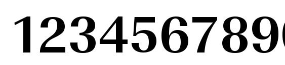 URWImperialT Bold Font, Number Fonts