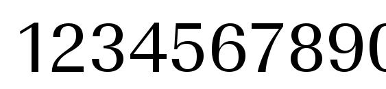 URWImperialT Font, Number Fonts