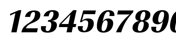 URWImperialTExtBolNar Oblique Font, Number Fonts