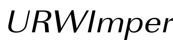 шрифт URWImperialTExtWid Oblique, бесплатный шрифт URWImperialTExtWid Oblique, предварительный просмотр шрифта URWImperialTExtWid Oblique