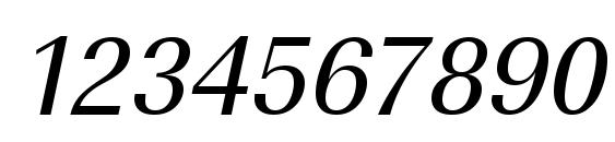 URWImperialTNar Oblique Font, Number Fonts