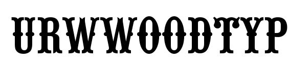 URWWoodTypD font, free URWWoodTypD font, preview URWWoodTypD font