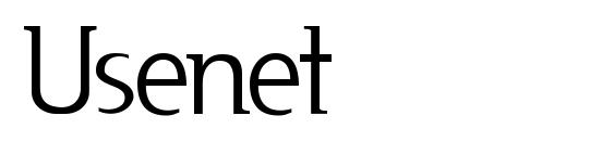 шрифт Usenet, бесплатный шрифт Usenet, предварительный просмотр шрифта Usenet