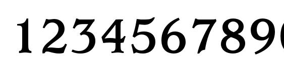 UsherwoodStd Bold Font, Number Fonts