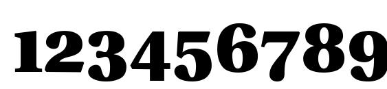 Utopia Black with Oldstyle Figures Font, Number Fonts