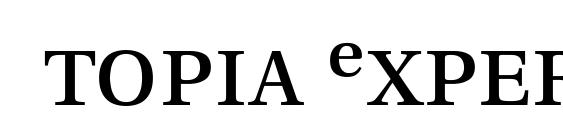 Utopia Expert Regular Font
