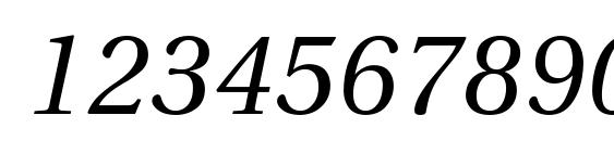 Utopia Italic Font, Number Fonts