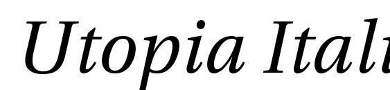 Utopia Italic font, free Utopia Italic font, preview Utopia Italic font