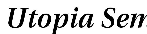 Utopia Semibold Italic with Oldstyle Figures font, free Utopia Semibold Italic with Oldstyle Figures font, preview Utopia Semibold Italic with Oldstyle Figures font