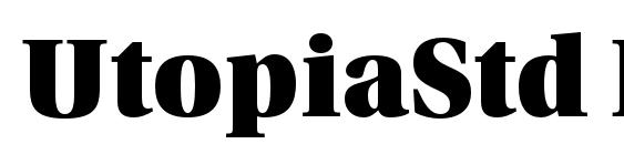 UtopiaStd BlackHeadline font, free UtopiaStd BlackHeadline font, preview UtopiaStd BlackHeadline font