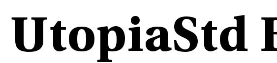 UtopiaStd BoldCapt Font