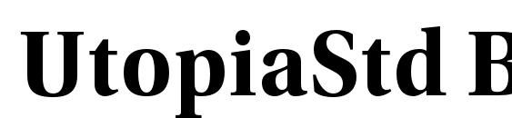 UtopiaStd BoldSubh Font, OTF Fonts