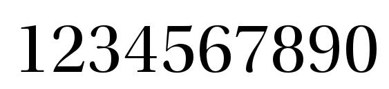 UtopiaStd Disp Font, Number Fonts