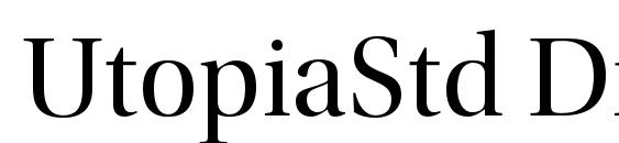шрифт UtopiaStd Disp, бесплатный шрифт UtopiaStd Disp, предварительный просмотр шрифта UtopiaStd Disp