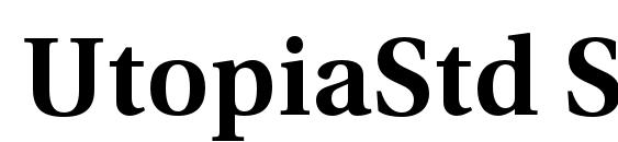 UtopiaStd Semibold font, free UtopiaStd Semibold font, preview UtopiaStd Semibold font