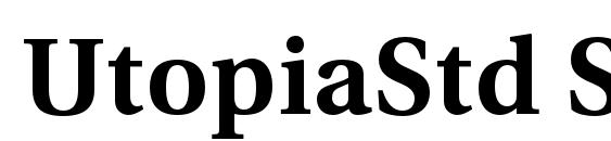 шрифт UtopiaStd SemiboldCapt, бесплатный шрифт UtopiaStd SemiboldCapt, предварительный просмотр шрифта UtopiaStd SemiboldCapt