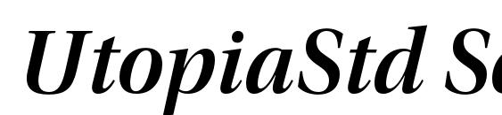 UtopiaStd SemiboldDispIt font, free UtopiaStd SemiboldDispIt font, preview UtopiaStd SemiboldDispIt font