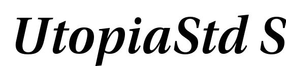 UtopiaStd SemiboldSubhIt font, free UtopiaStd SemiboldSubhIt font, preview UtopiaStd SemiboldSubhIt font