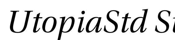 UtopiaStd SubhIt font, free UtopiaStd SubhIt font, preview UtopiaStd SubhIt font