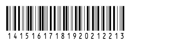 V300002 Font, Number Fonts