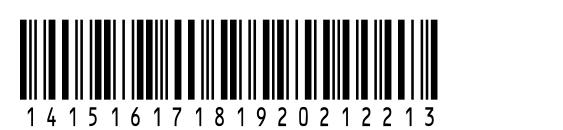 V300015 Font, Number Fonts