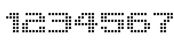 V5 prophit cell Font, Number Fonts
