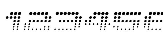 V5 prophit fading Font, Number Fonts
