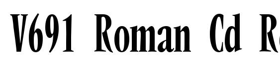 V691 Roman Cd Regular Font