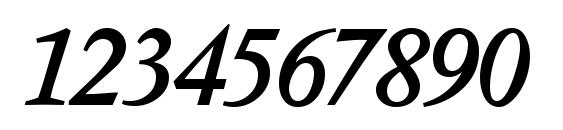 V691 Roman Italic Font, Number Fonts