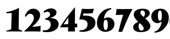 V691 Roman Xbold Regular Font, Number Fonts