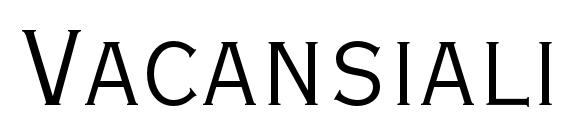 Vacansialightc Font