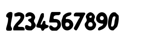 Vacant Capz BRK Font, Number Fonts