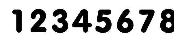 Vag Black Regular Font, Number Fonts