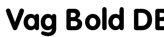 Vag Bold DB font, free Vag Bold DB font, preview Vag Bold DB font