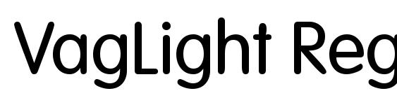 VagLight Regular Font