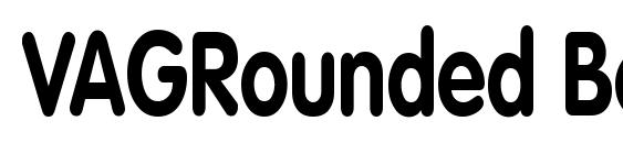 Шрифт VAGRounded Bold Cn