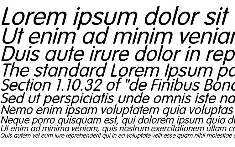 specimens VAGRounded Light Italic font, sample VAGRounded Light Italic font, an example of writing VAGRounded Light Italic font, review VAGRounded Light Italic font, preview VAGRounded Light Italic font, VAGRounded Light Italic font