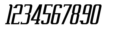 Vahika Italic Font, Number Fonts