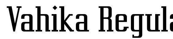 шрифт Vahika Regular, бесплатный шрифт Vahika Regular, предварительный просмотр шрифта Vahika Regular