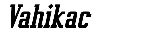 шрифт Vahikac, бесплатный шрифт Vahikac, предварительный просмотр шрифта Vahikac