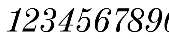 Valencia Italic Font, Number Fonts