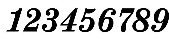 ValenciaLH Bold Italic Font, Number Fonts