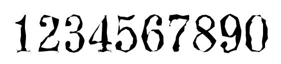 ValenciaRandom Regular Font, Number Fonts