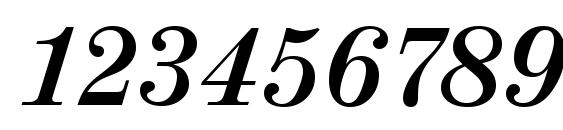 ValenciaSerial BoldItalic Font, Number Fonts