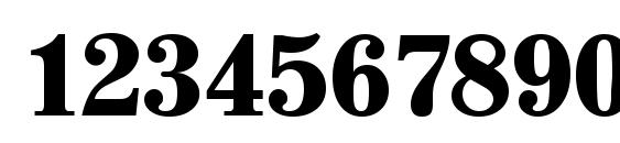 ValenciaSerial Heavy Regular Font, Number Fonts