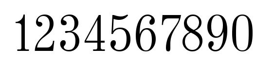 ValenciaSerial Light Regular Font, Number Fonts