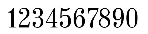 ValenciaSerial Regular Font, Number Fonts