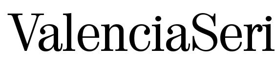 ValenciaSerial Regular Font